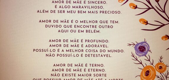 Homenagem do aluno Vinicius Garibaldi Ribeiro do 6° ano A todas as mães!